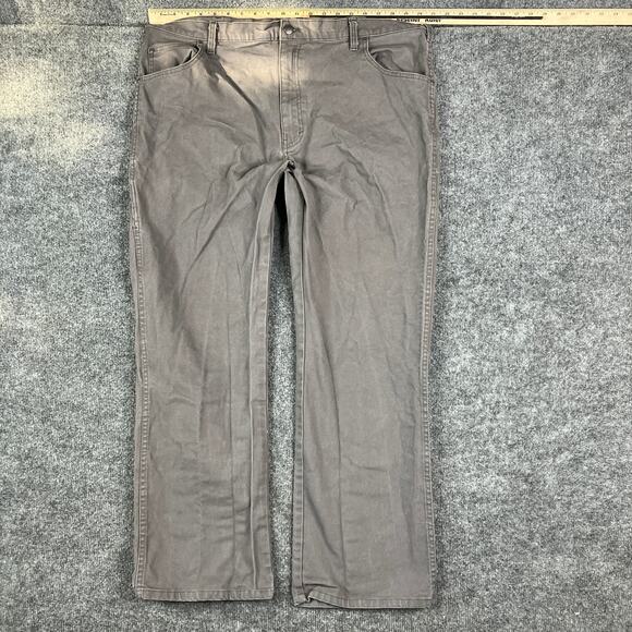 Dickies Pants Men 40x30 Gray Casual Relaxed Fit Workwear Durable Everyday Cotton - Picture 1 of 9